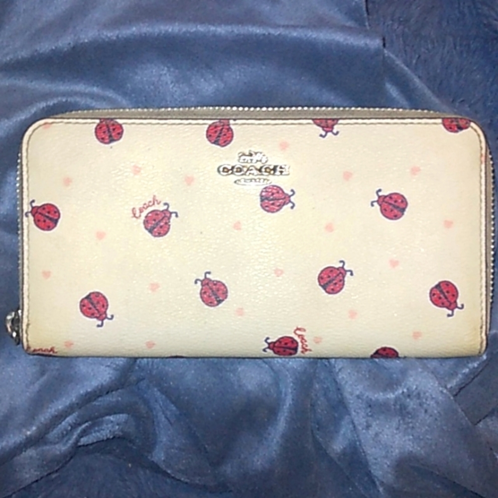 Rare Ladybug Coach Wallet